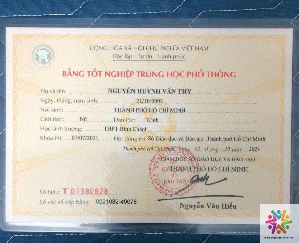 Làm Bằng Cấp 3 Giá Rẻ