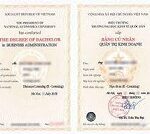 bằng đại học bị mờ phải làm sao