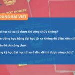 bằng đại học có cần khi thi tuyển công chức không