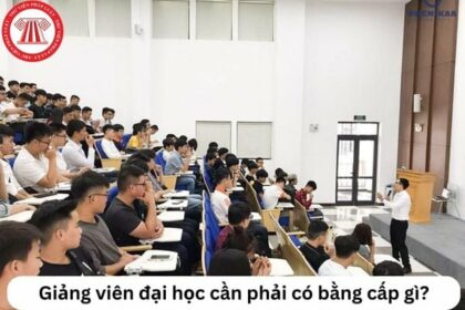 bằng đại học có cần khi xét tuyển giáo viên không