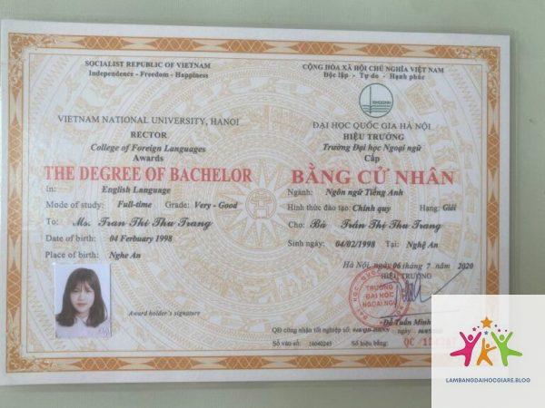 bằng đại học loại giỏi - Hình 2