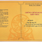 bằng kiến trúc sư là gì
