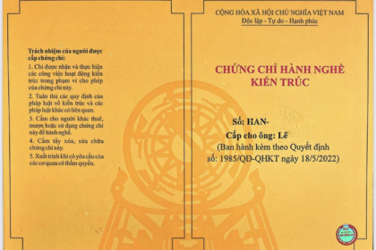 bằng kiến trúc sư là gì