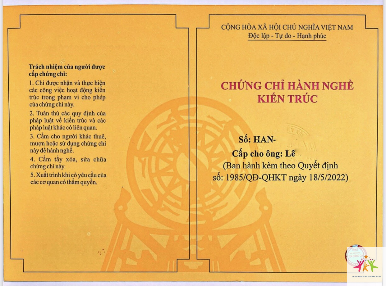 bằng kiến trúc sư là gì - Hình 1