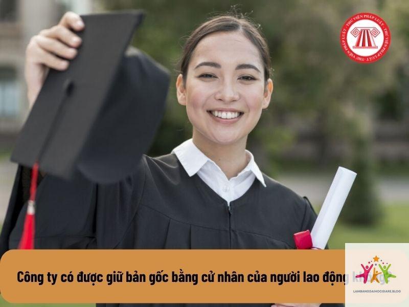 có nên giao bằng đại học bản gốc cho công ty không - Hình 3