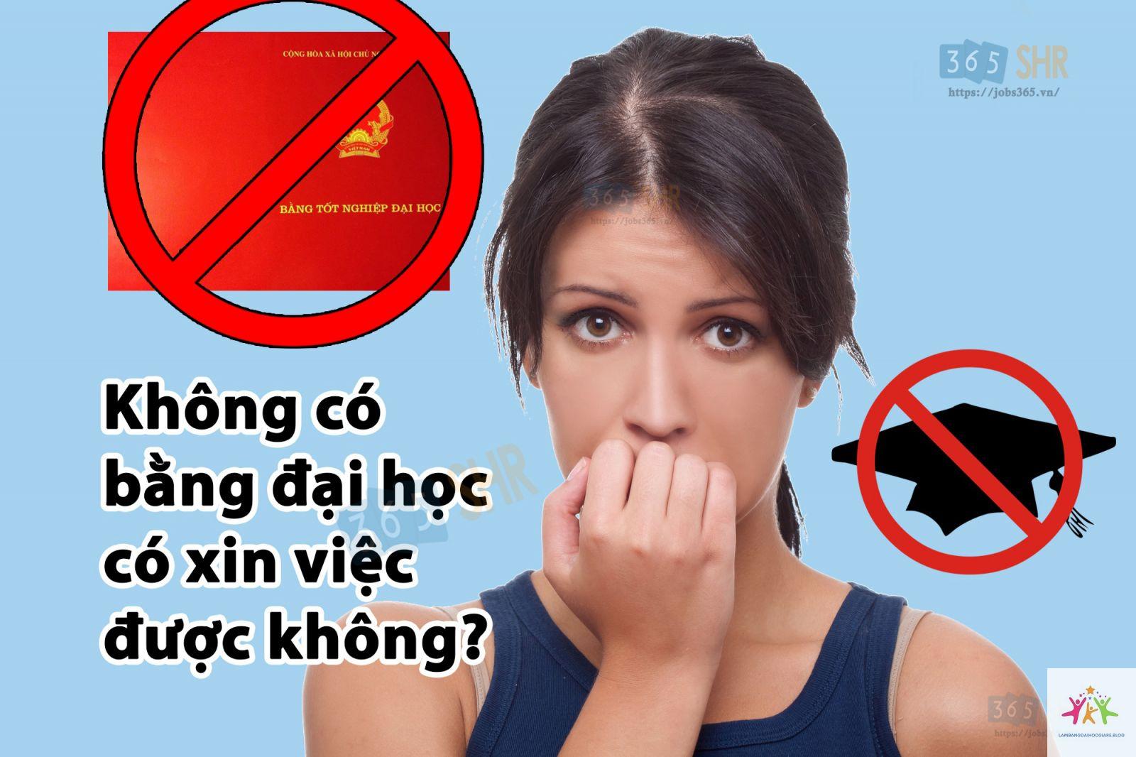 không có bằng đại học có xin việc được không - Hình 2