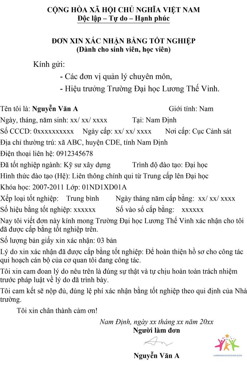 kinh nghiệm xác minh bằng đại học - Hình 1