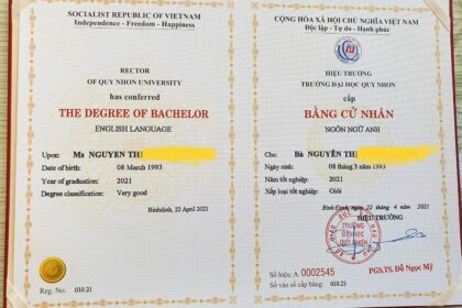mã số bằng đại học là gì