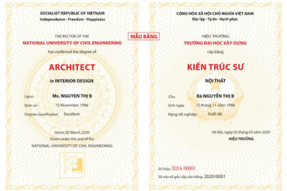 mẫu bằng đại học hiện nay