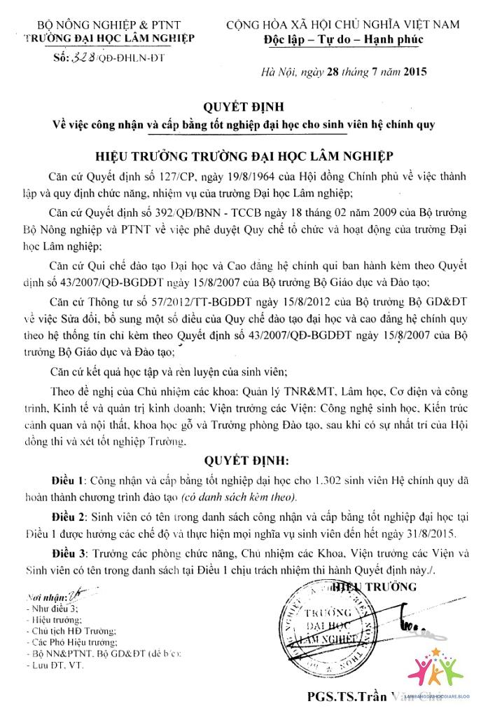 quy chế cấp bằng đại học - Hình 2
