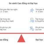 so sánh đại học và cao đẳng