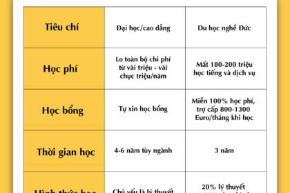 so sánh đại học và du học nghề