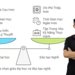 so sánh đại học và học nghề