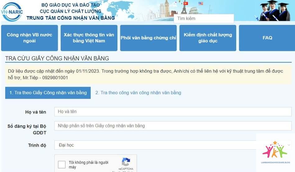 tra cứu văn bằng quốc gia - Hình 3