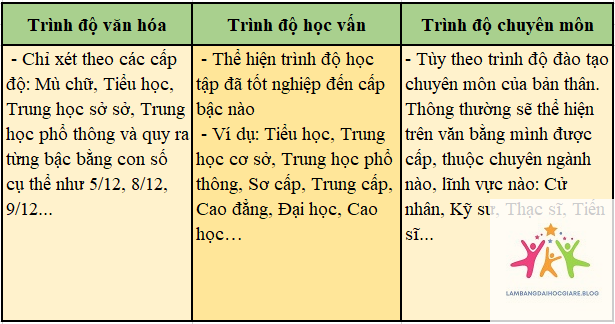 trình độ học vấn đại học là gì - Hình 1