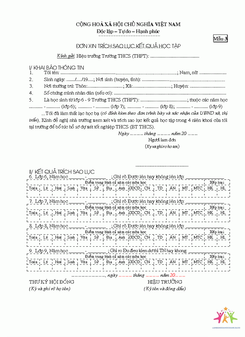 xin trích lục bằng đại học - Hình 3